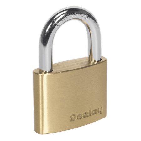 Sealey Brass Body Padlock 50mm Model No-PL102