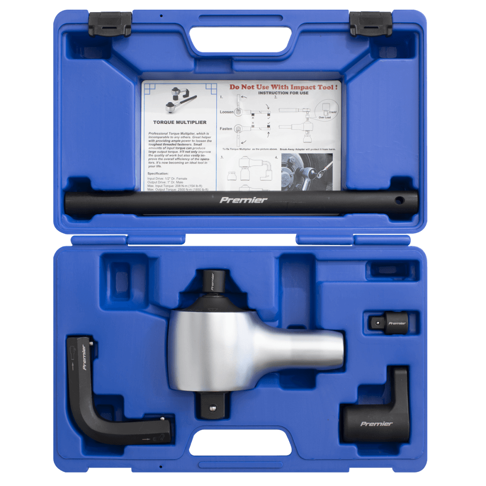 Sealey Torque Multiplier Set 7pc 1/2"-1"Sq Drive Model No-AK6291