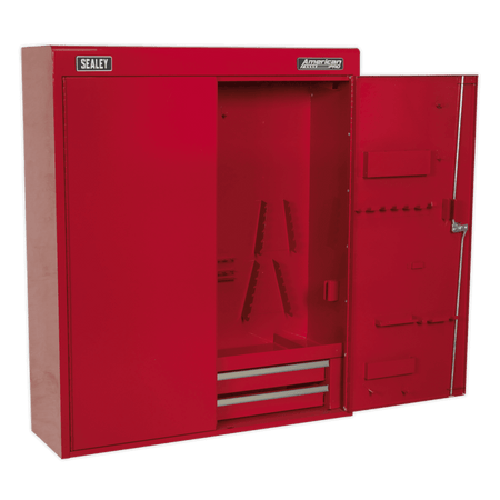 Sealey Wall Mounting Tool Cabinet with 2 Drawers Model No-APW750