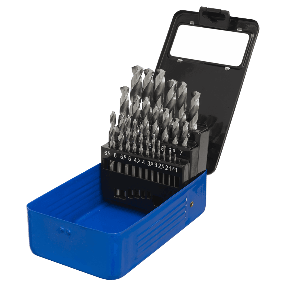 Sealey Drill Bit Set HSS 25pc Metric Model No-AK47251