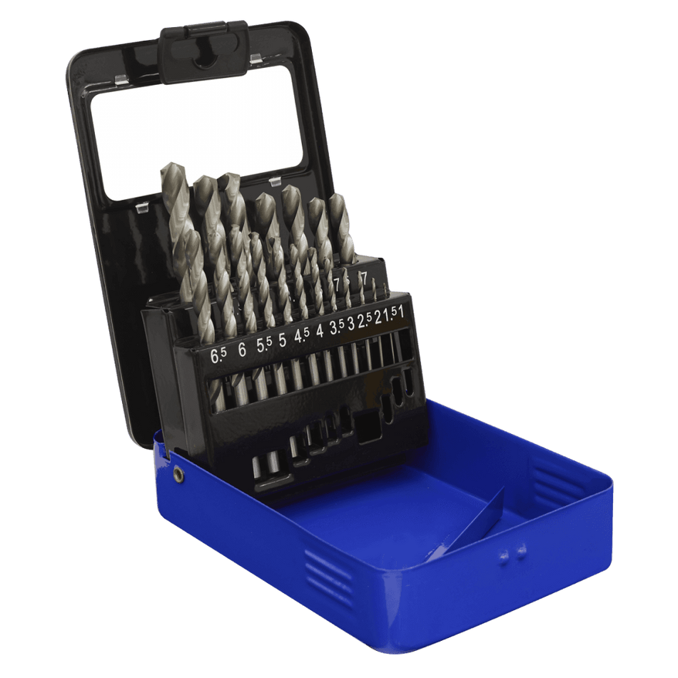 Sealey Drill Bit Set HSS 19pc Metric Model No-AK47191