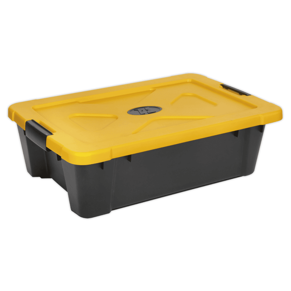 Sealey Composite Stackable Storage Box with Lid 27ltr Model No-APB27