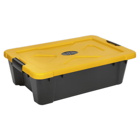 Sealey Composite Stackable Storage Box with Lid 27ltr Model No-APB27