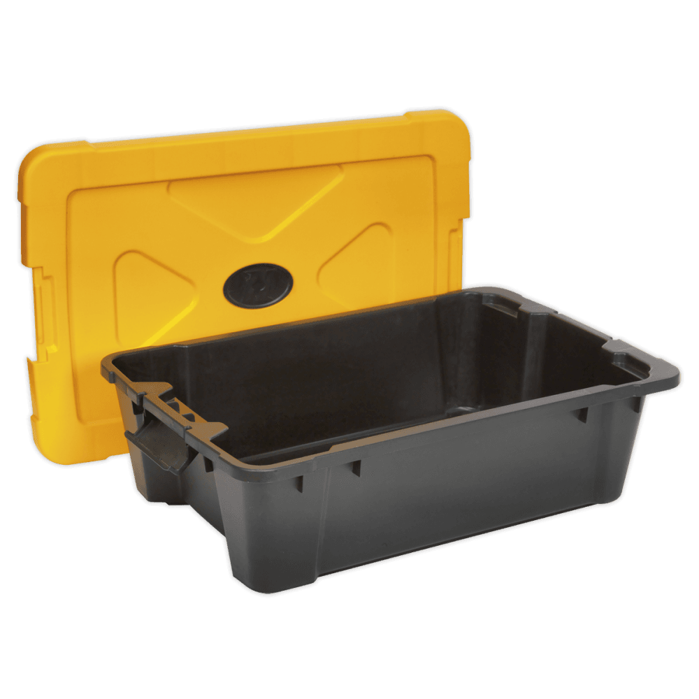 Sealey Composite Stackable Storage Box with Lid 27ltr Model No-APB27