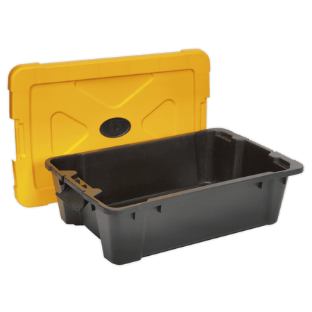 Sealey Composite Stackable Storage Box with Lid 27ltr Model No-APB27