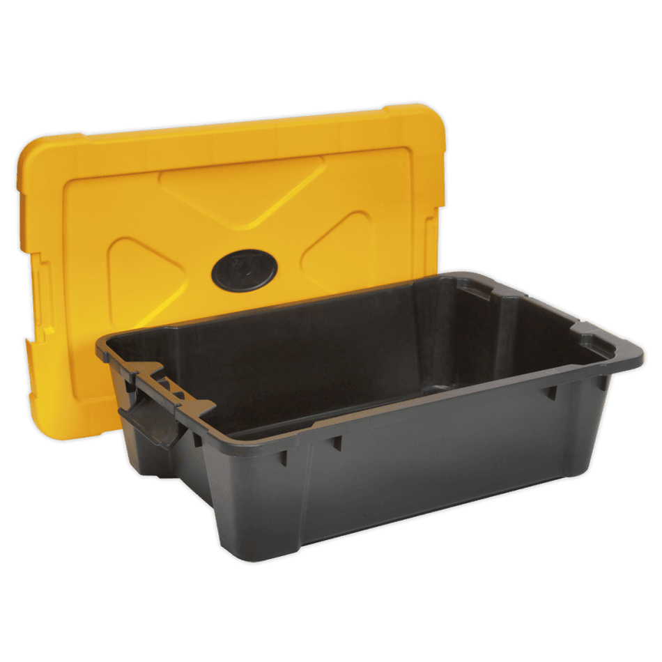 Sealey Composite Stackable Storage Box with Lid 27ltr Model No-APB27