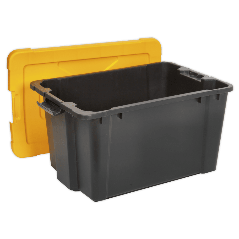 Sealey Composite Stackable Storage Box with Lid 54ltr Model No-APB54