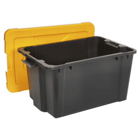 Sealey Composite Stackable Storage Box with Lid 54ltr Model No-APB54