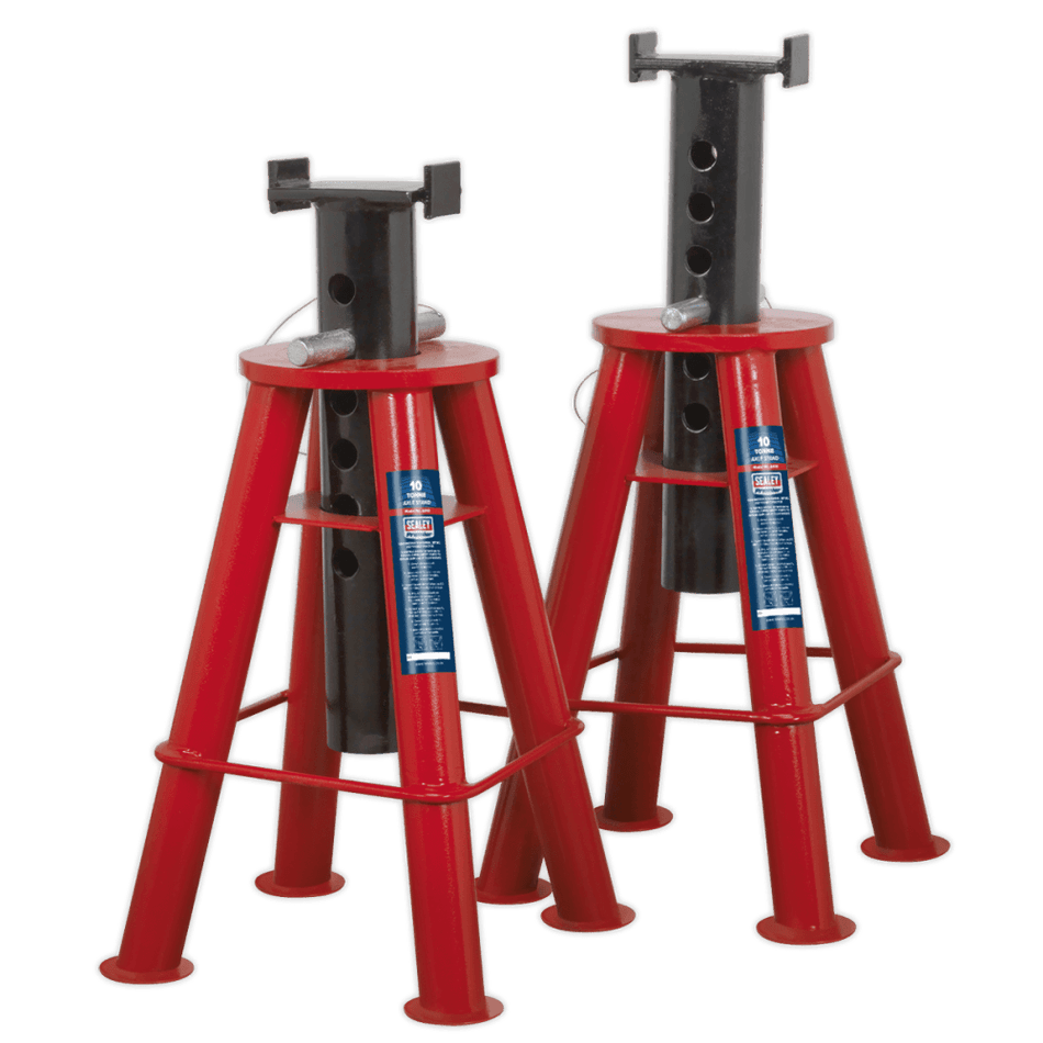 Sealey Axle Stands 10tonne Capacity per Stand 20tonne per Pair Model No-AS10