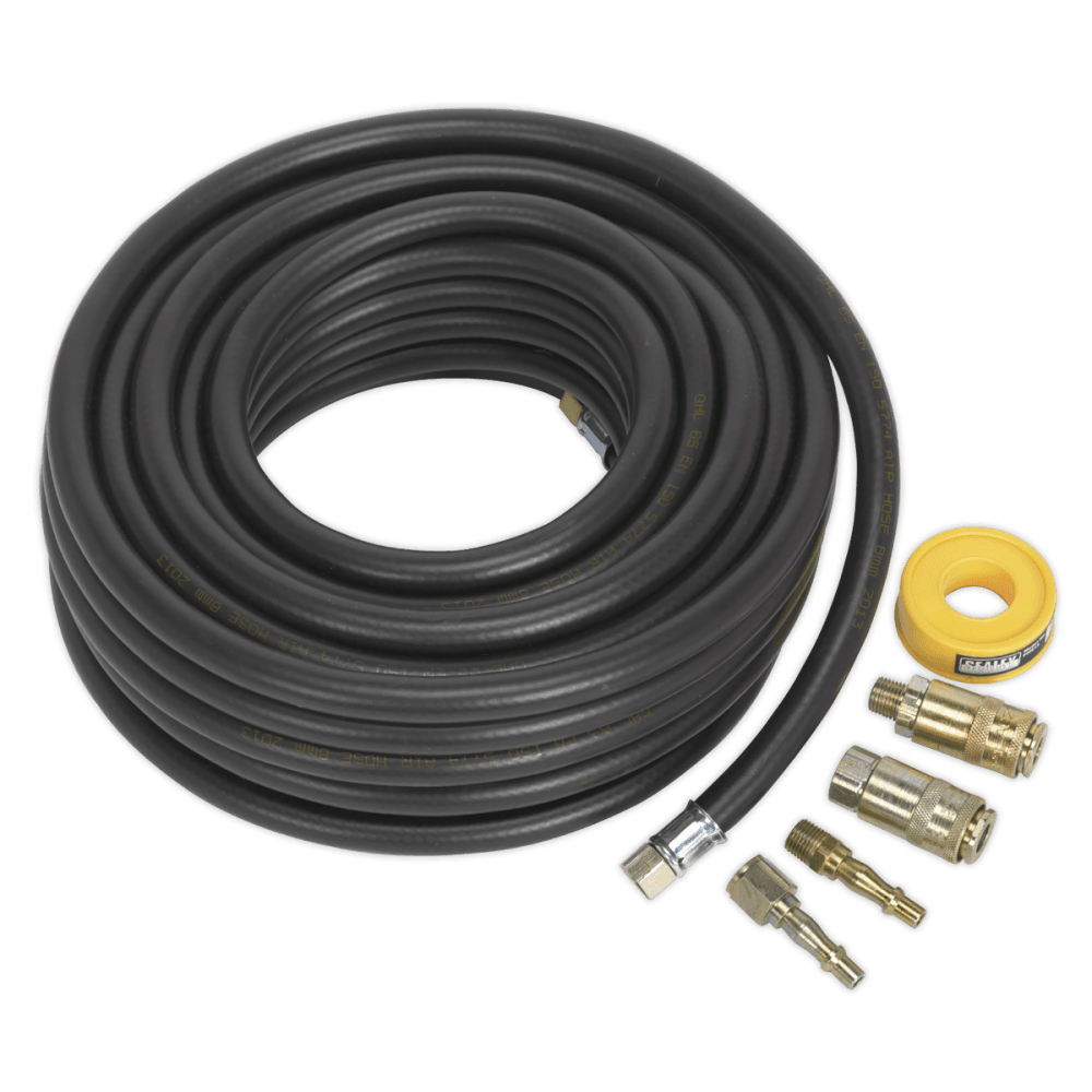 Sealey Air Hose Kit 15mtr x 8mm with Connectors Model No-AHK01
