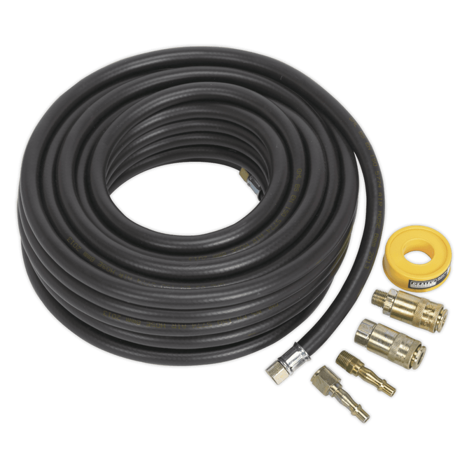 Sealey Air Hose Kit 15mtr x 8mm with Connectors Model No-AHK01