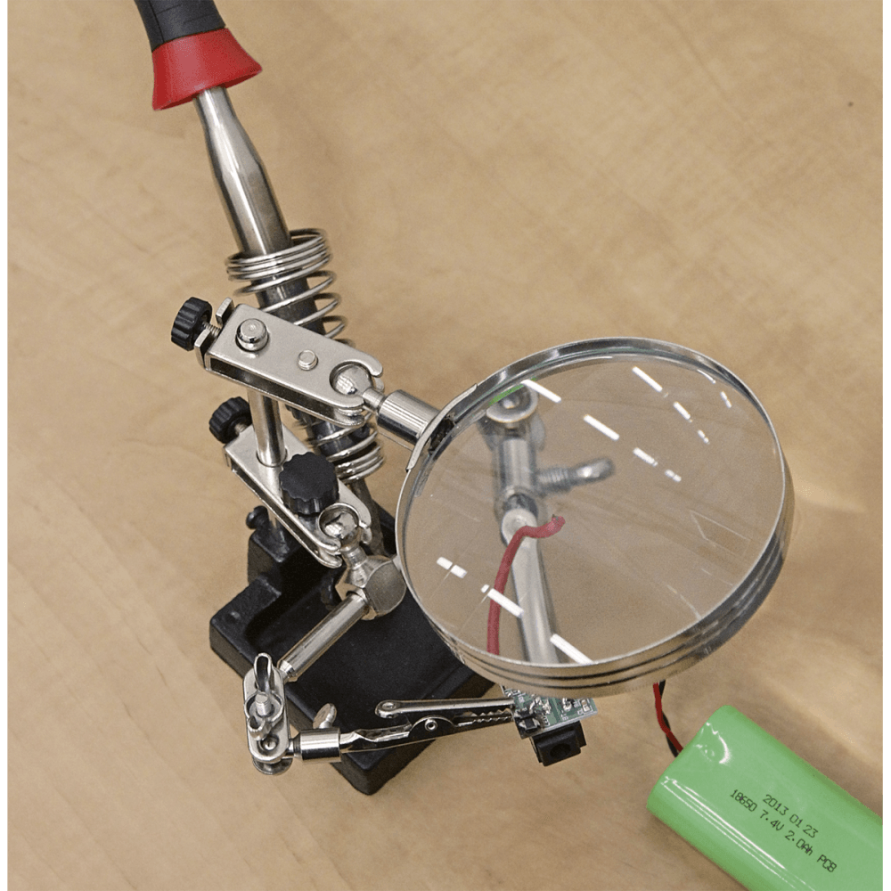 Sealey Mini Robot Soldering Stand with Magnifier & Iron Holder Model No-SD150H