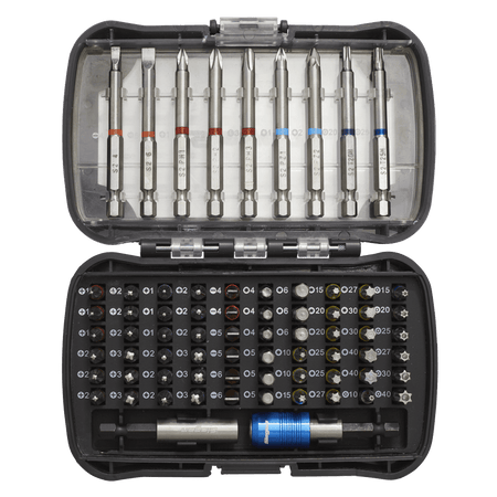 Sealey Power Tool Bit Set 71pc Colour-Coded S2 Model No-S01038