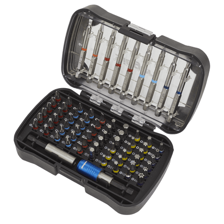 Sealey Power Tool Bit Set 71pc Colour-Coded S2 Model No-S01038