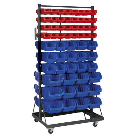Sealey Mobile Bin Storage System 118 Bin Model No-TPS118