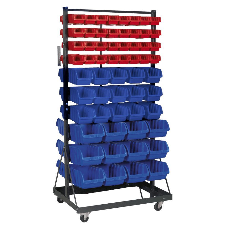 Sealey Mobile Bin Storage System 118 Bin Model No-TPS118