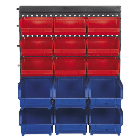 Sealey Bin Storage System Wall Mounting 15 Bins Model No-TPS1569WM