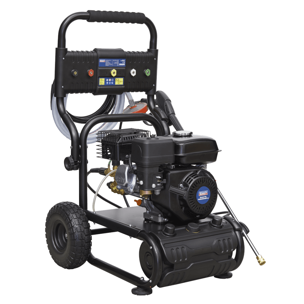 Sealey Pressure Washer 220bar 10ltr/min Self Priming 6.5hp Petrol Model No-PWM2500SP