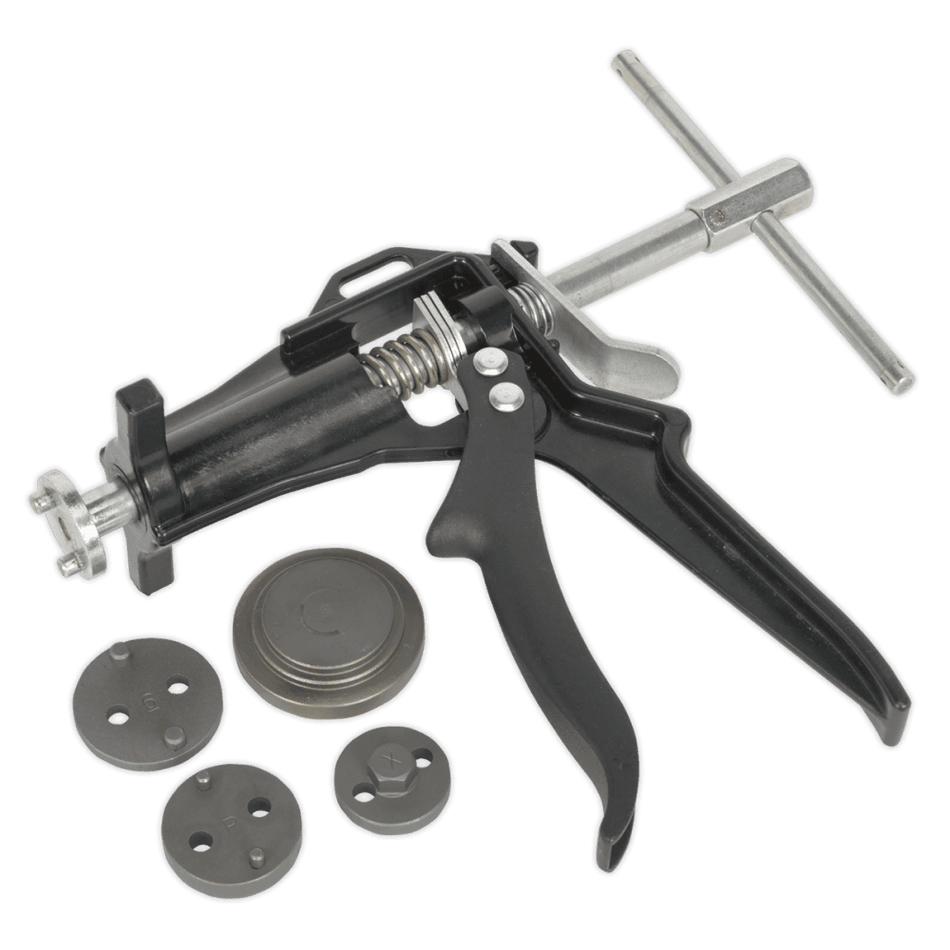 Sealey Brake Piston Wind-Back Tool Kit 5pc Model No-VS0211