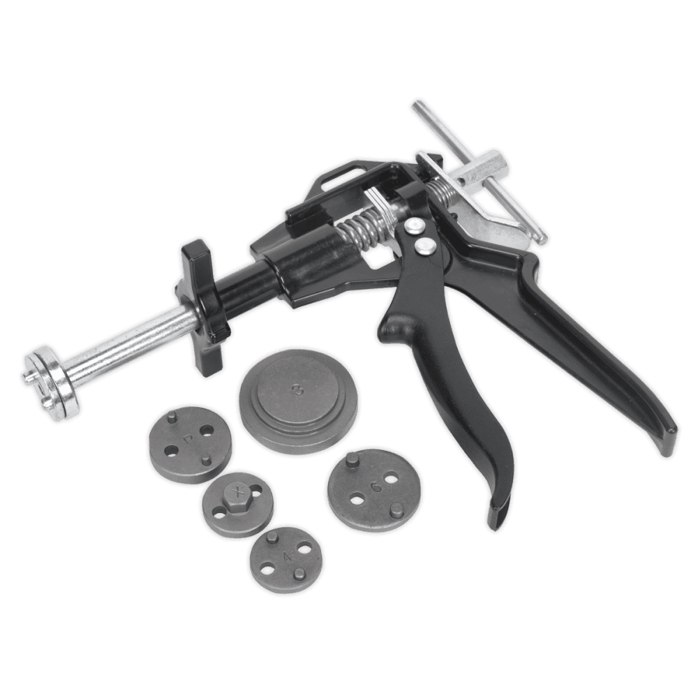 Sealey Brake Piston Wind-Back Tool Kit 5pc Model No-VS0211