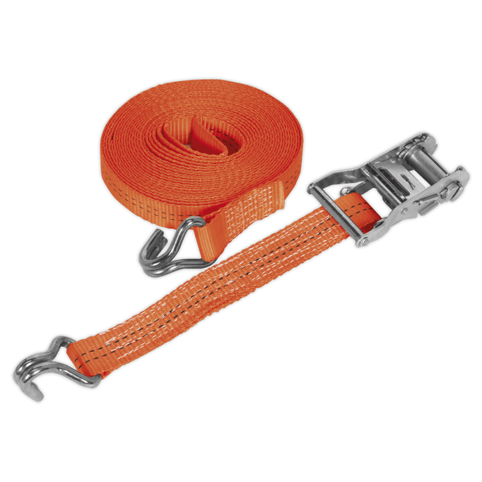 Sealey Ratchet Tie Down 35mm x 10mtr Polyester Webbing 2000kg Load Test Model No-TD2010J