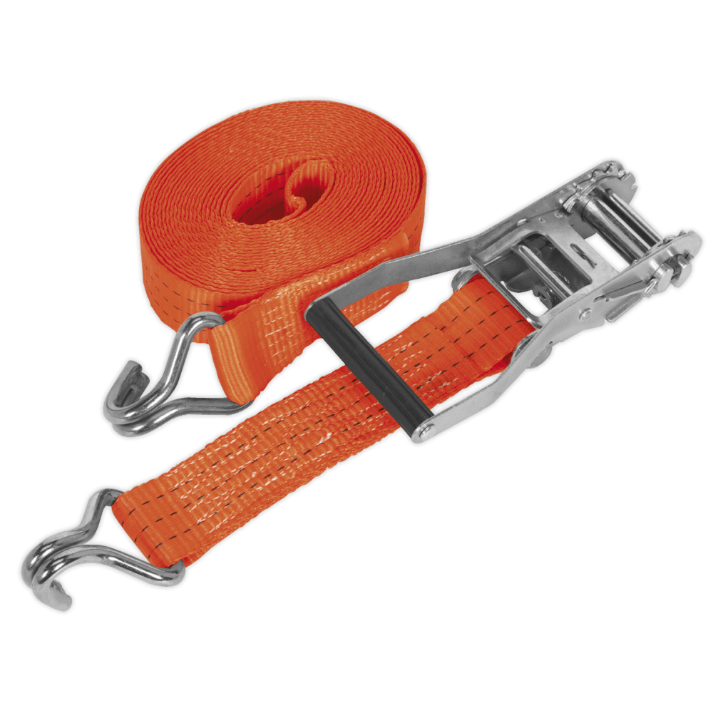 Sealey Ratchet Tie Down 50mm x 6mtr Polyester Webbing 3000kg Load Test Model No-TD3006J