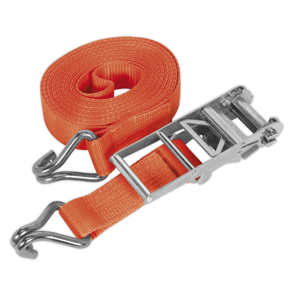 Sealey Ratchet Tie Down 75mm x 12mtr Polyester Webbing 10000kg Load Test Model No-TD10012J