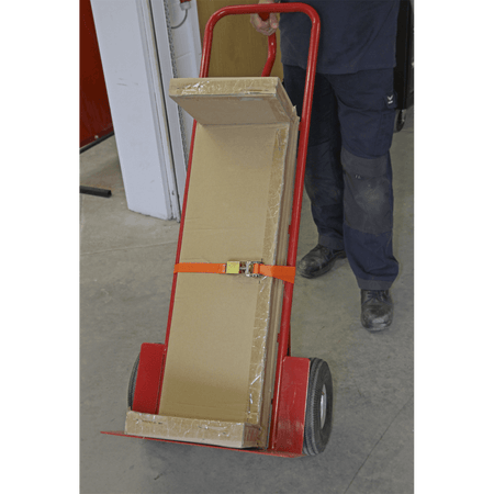 Sealey Self-Securing Ratchet Tie Down 25mm x 4.5mtr 500kg Load Test - Pair Model No-TD05045E