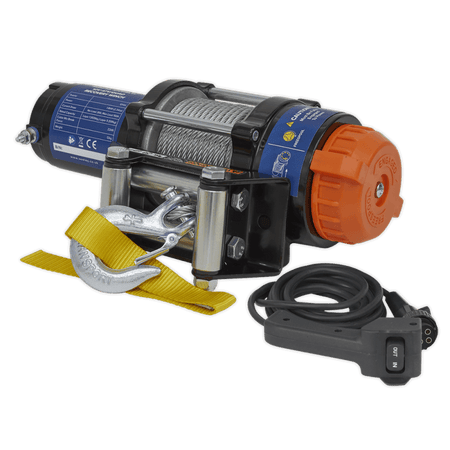 Sealey ATV/Quad Recovery Winch 1135kg Line Pull 12V Model No-ATV1135
