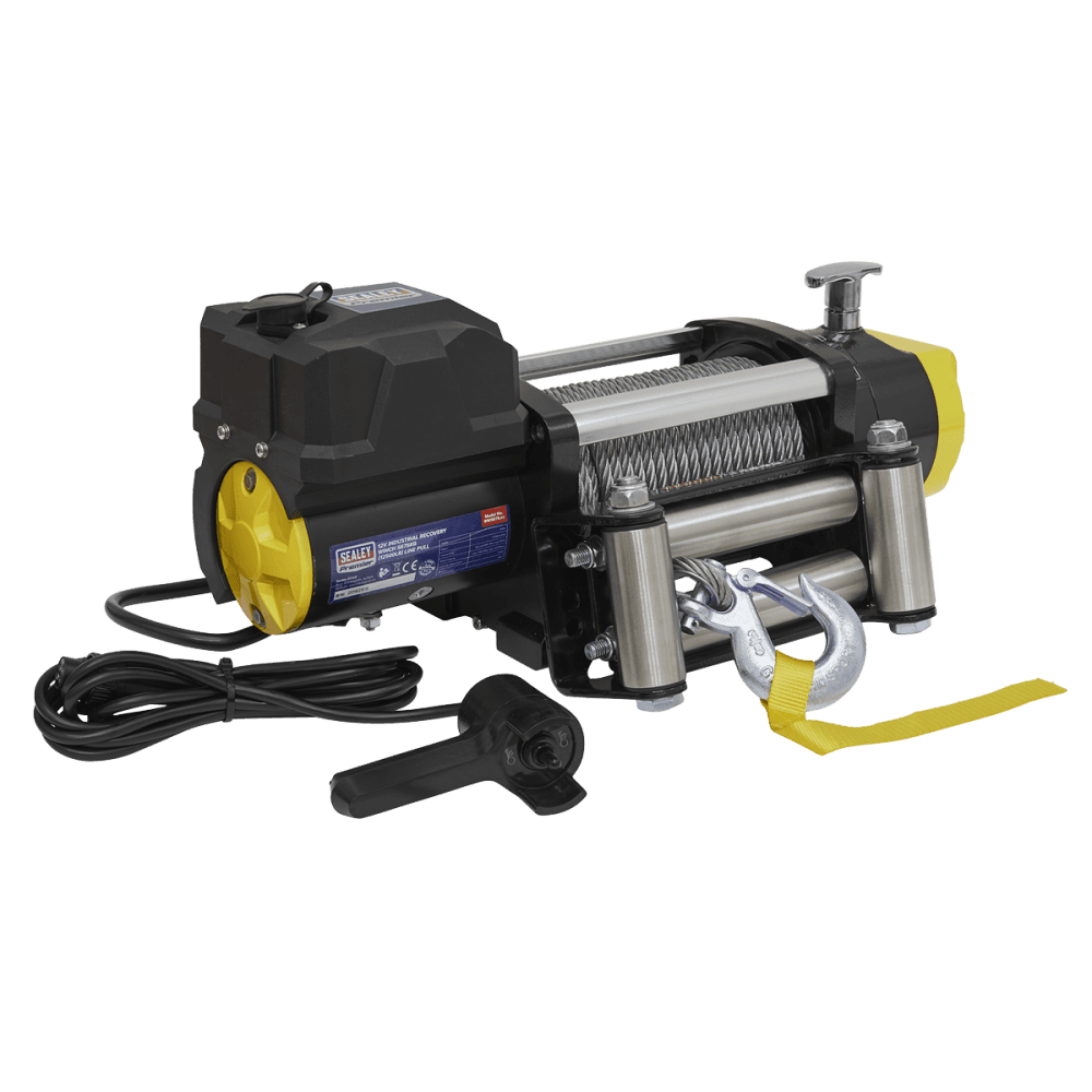 Sealey Recovery Winch 5675kg Line Pull 12V Industrial Model No-RW5675