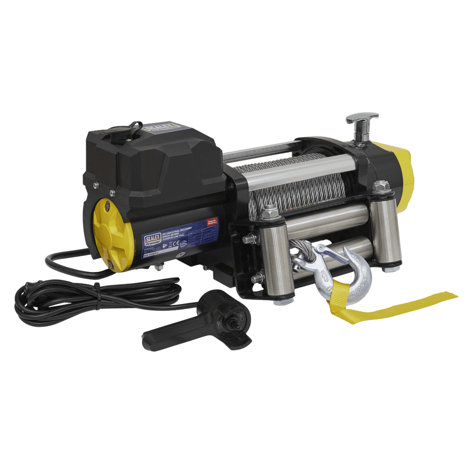 Sealey Recovery Winch 5675kg Line Pull 12V Industrial Model No-RW5675