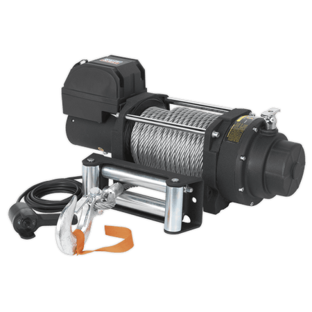 Sealey Recovery Winch 8180kg Line Pull 12V Industrial Model No-RW8180