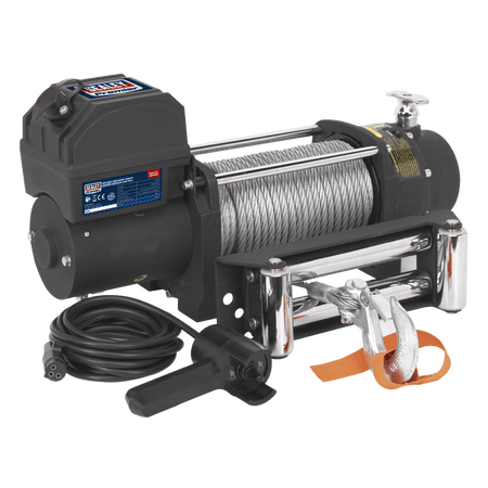 Sealey Self Recovery Winch 4300kg Line Pull 12V Model No-SRW4300