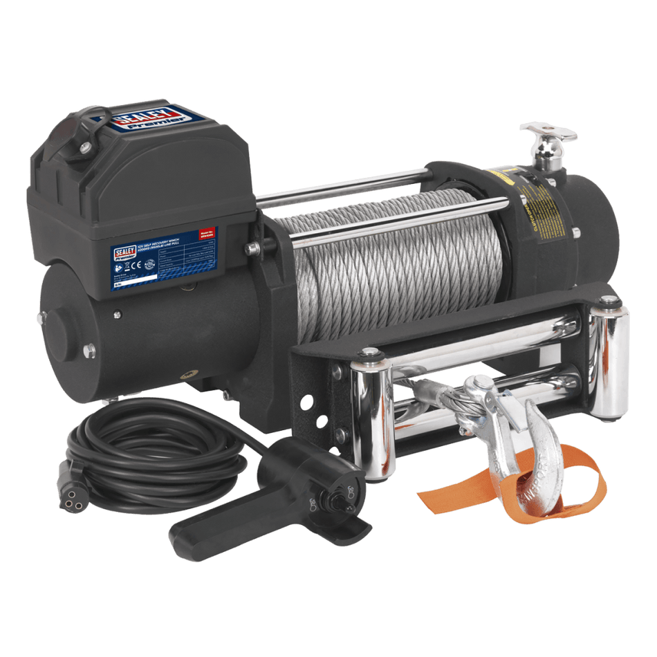 Sealey Self Recovery Winch 4300kg Line Pull 12V Model No-SRW4300