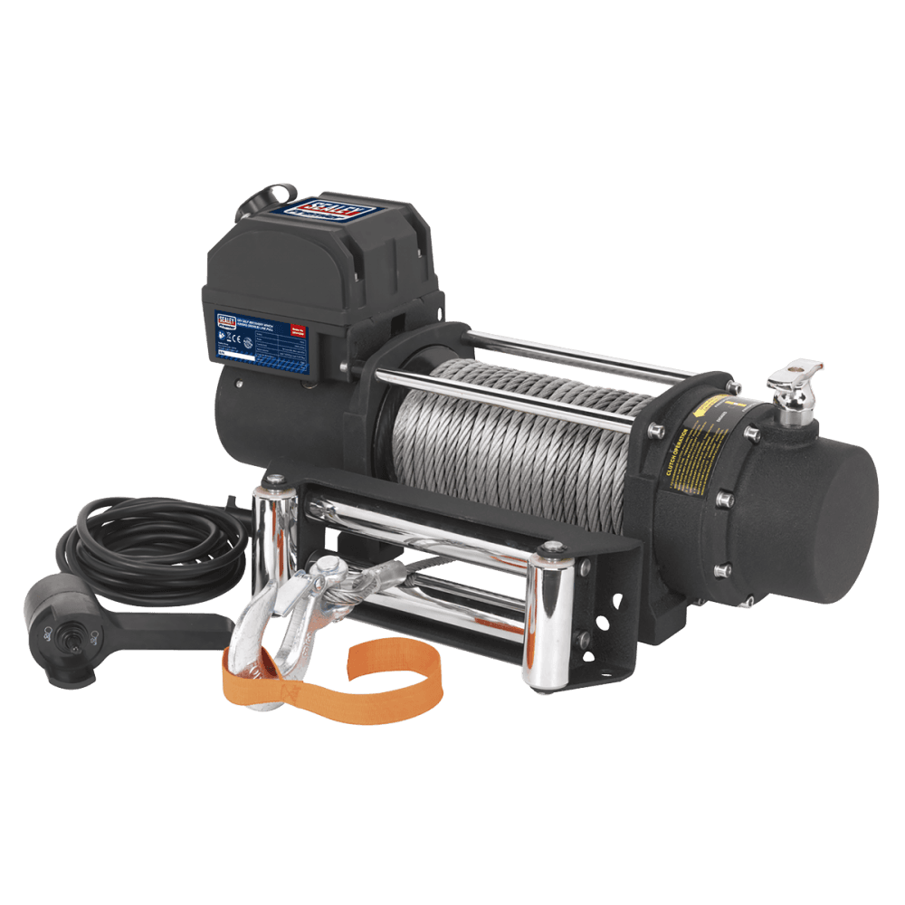Sealey Self Recovery Winch 4300kg Line Pull 12V Model No-SRW4300