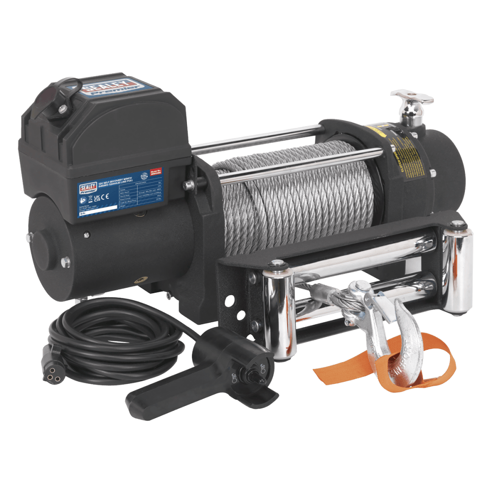 Sealey Self Recovery Winch 5450kg Line Pull 12V Model No-SRW5450