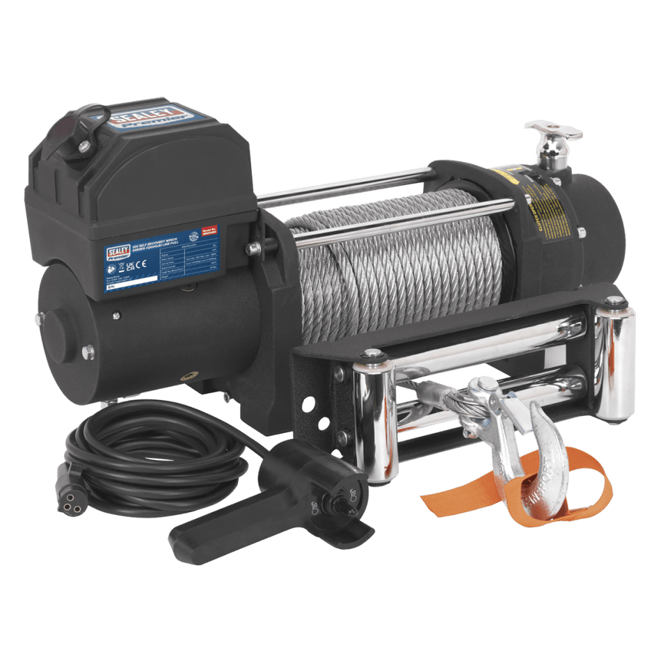 Sealey Self Recovery Winch 5450kg Line Pull 12V Model No-SRW5450