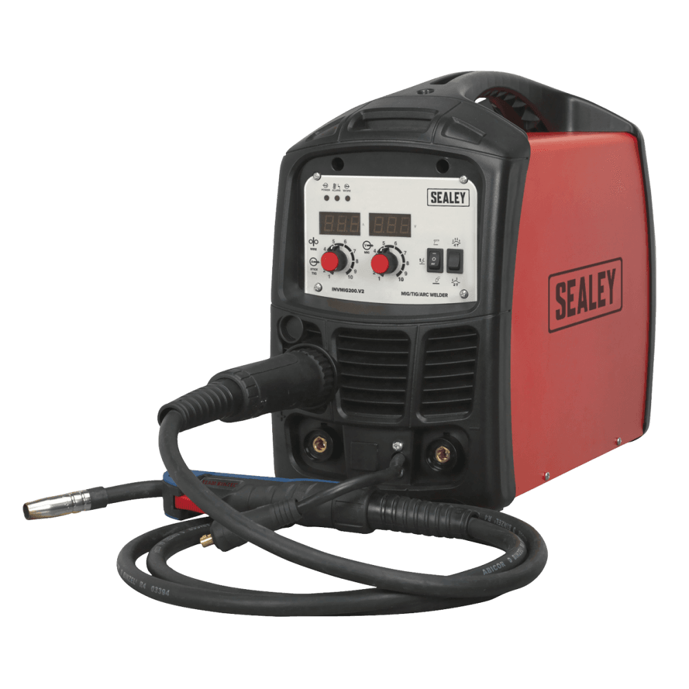 Sealey Inverter MIG, TIG & MMA 200Amp Model No-INVMIG200