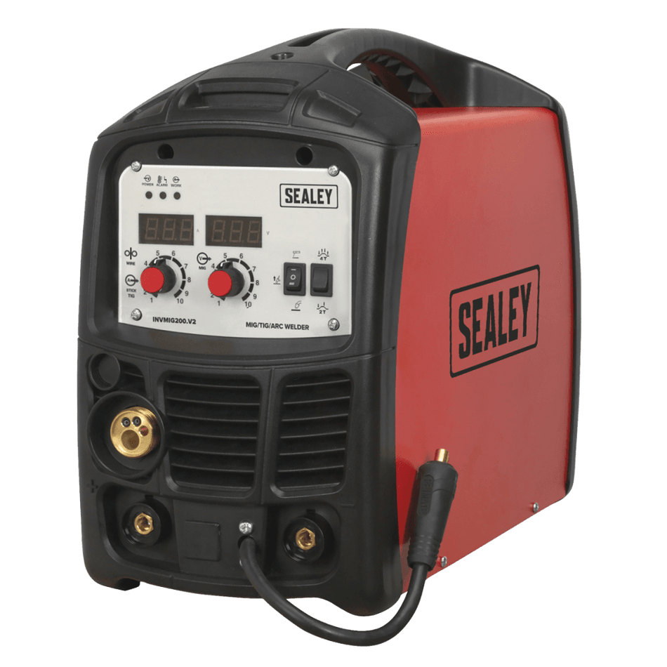 Sealey Inverter MIG, TIG & MMA 200Amp Model No-INVMIG200