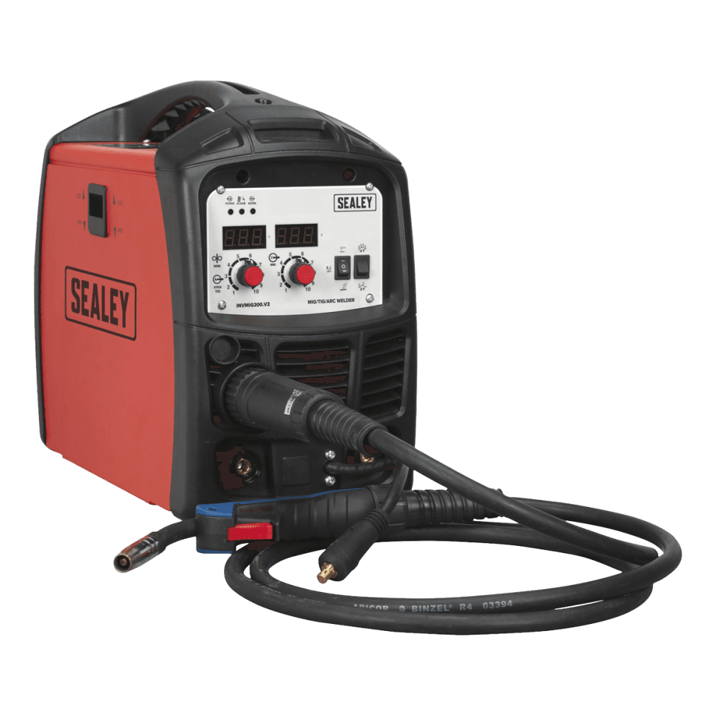 Sealey Inverter MIG, TIG & MMA 200Amp Model No-INVMIG200