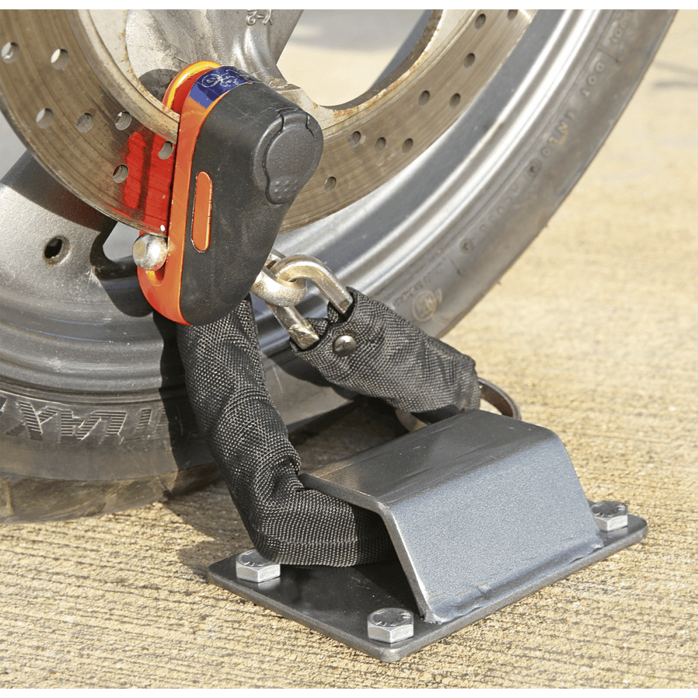 Sealey Motorcycle Ground Anchor - 4 Security Bolts Model No-MCGA01