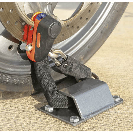 Sealey Motorcycle Ground Anchor - 4 Security Bolts Model No-MCGA01