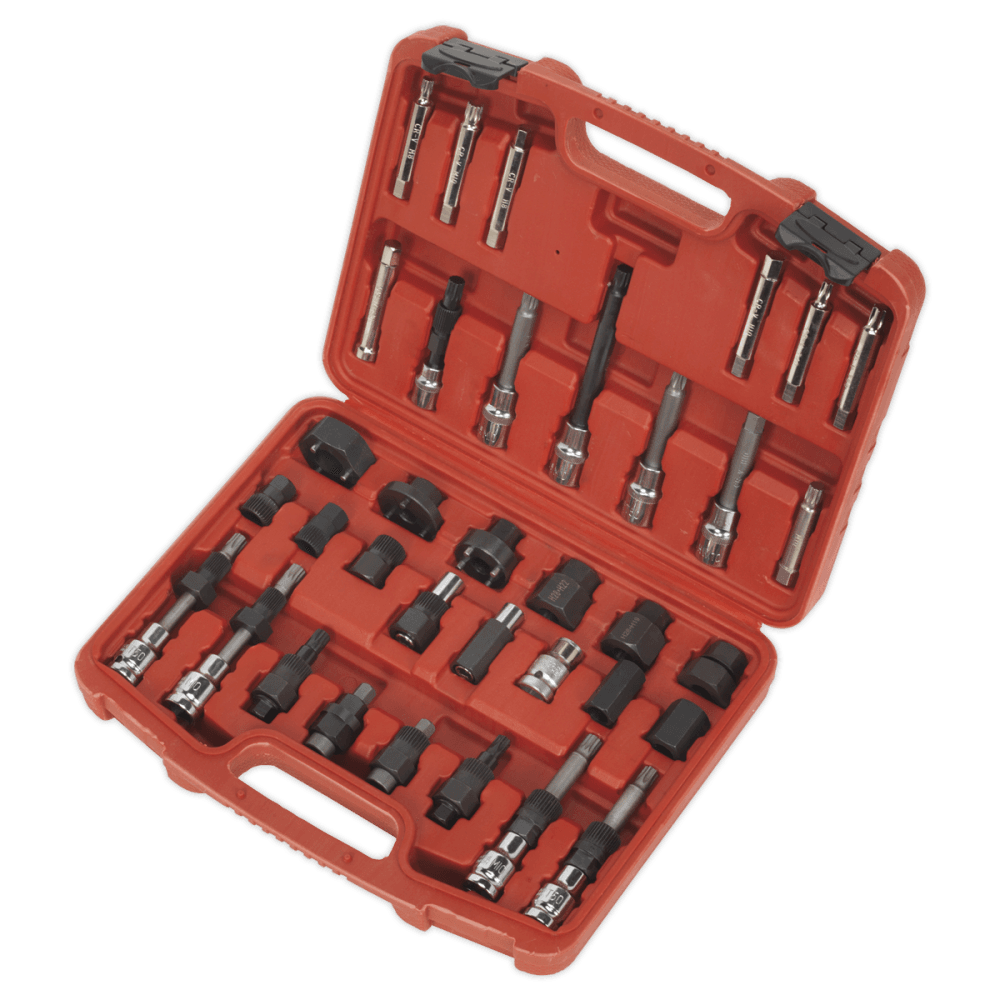 Sealey Alternator Freewheel Pulley Removal Set 35pc Model No-SX404