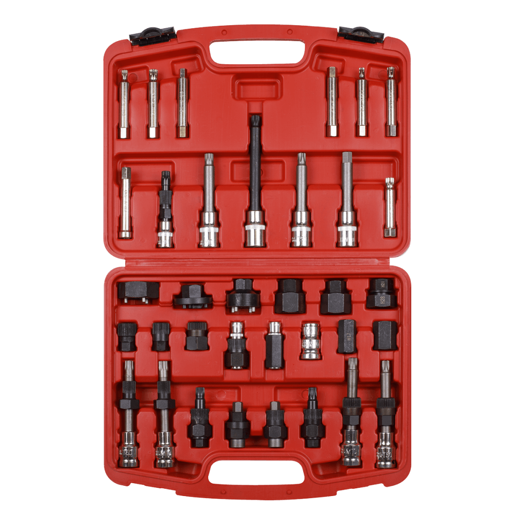 Sealey Alternator Freewheel Pulley Removal Set 35pc Model No-SX404