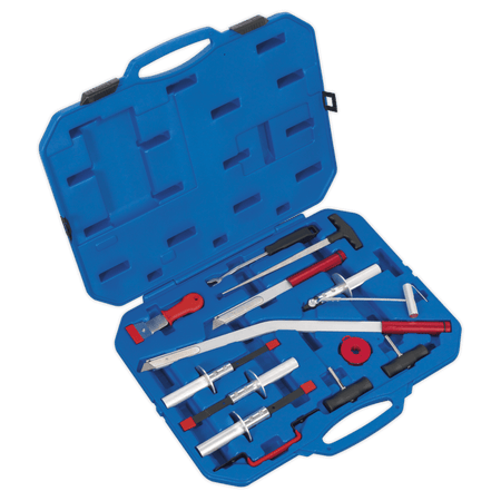 Sealey Windscreen Removal Tool Kit 14pc Model No-WK14