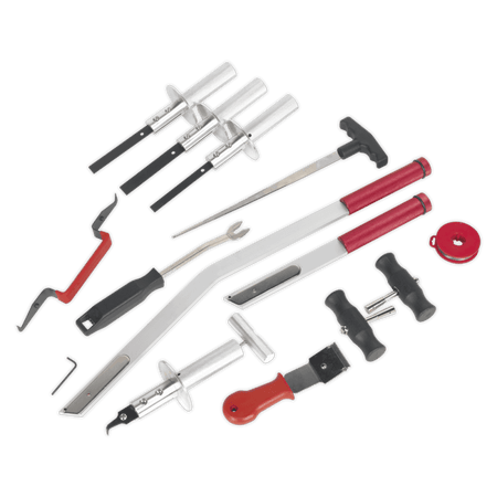 Sealey Windscreen Removal Tool Kit 14pc Model No-WK14