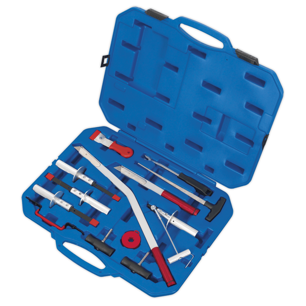 Sealey Windscreen Removal Tool Kit 14pc Model No-WK14