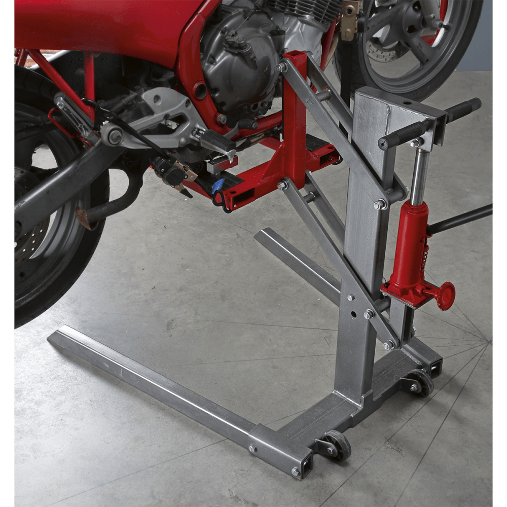 Sealey Single Post Motorcycle Lift 450kg Capacity Model No-MCL500