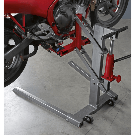 Sealey Single Post Motorcycle Lift 450kg Capacity Model No-MCL500