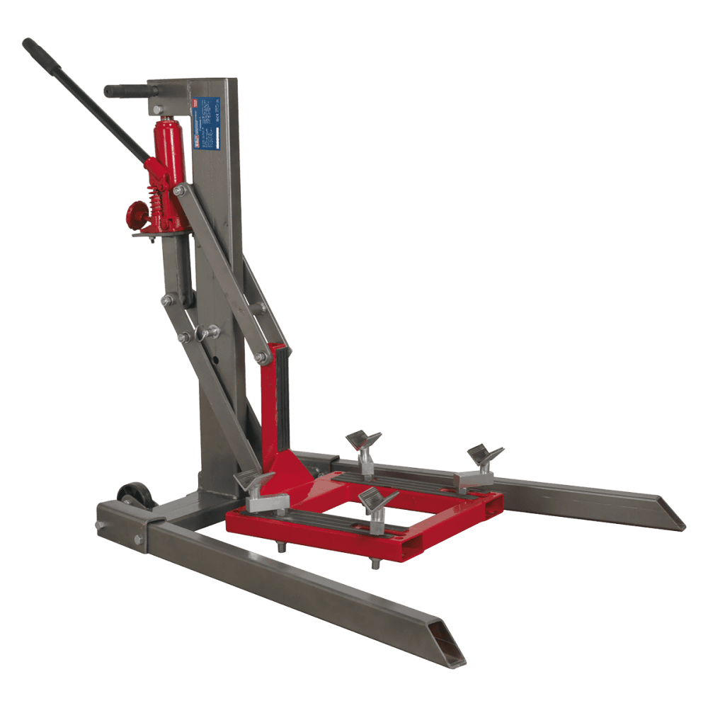 Sealey Single Post Motorcycle Lift 450kg Capacity Model No-MCL500
